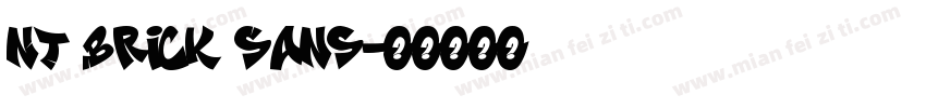 NT Brick Sans字体转换